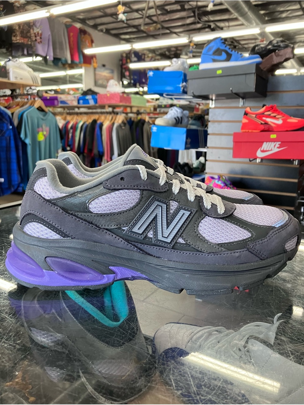 New Balance 2010 Neptune Grey Violet Crush Size 8.5
